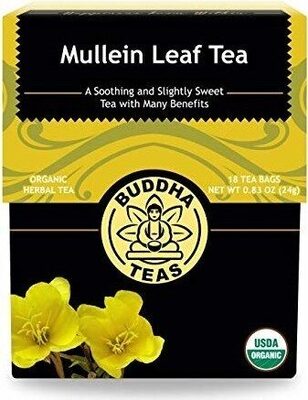 Mullein Leaf Organic Herbal Tea Bags, Mullein Leaf