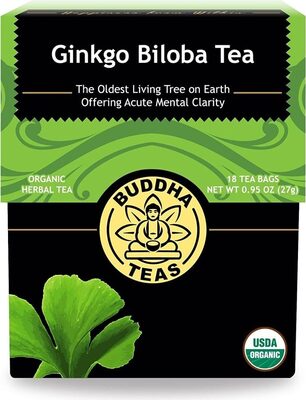 Ginkgo Biloba Organic Herbal Tea Bags, Ginkgo Biloba