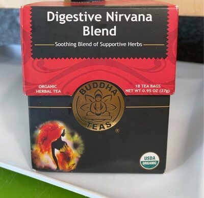 Digestive Nirvana Blend Organic Herbal Tea Bags, Digestive Nirvana Blend