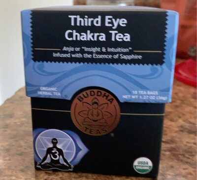 Third Eye Chakra Organic Herbal Tea Bags, Third Eye Chakra