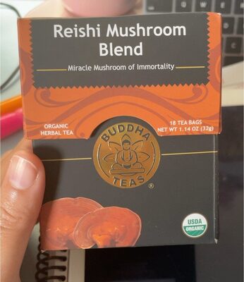 Reishi Mushroom Blend Organic Herbal Tea Bags, Reishi Mushroom Blend