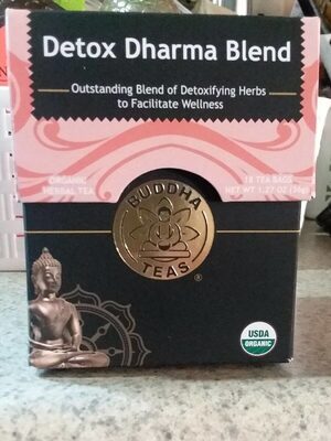 Detox Sharma Blend Organic Herbal Tea Bags, Detox Dharma Blend