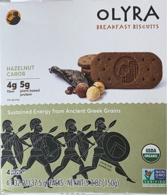 Hazelnut Carob Breakfast Biscuits, Hazelnut Carob