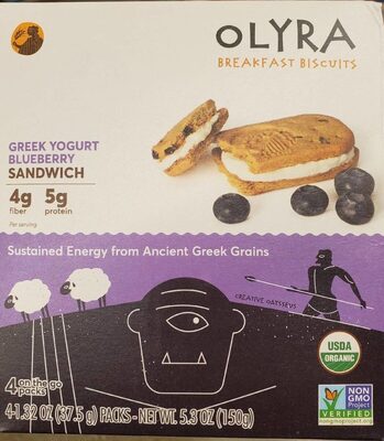 Greek Yogurt Blueberry Sandwich Breakfast Biscuits, Greek Yogurt Blueberry