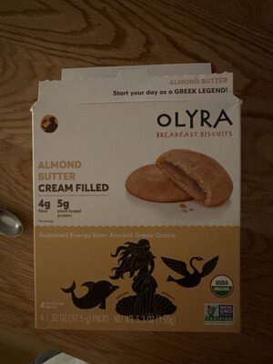 Almond Butter Cream Filled Breakfast Biscuits, Almond Butter