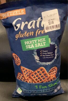 Gluten Free 3 Fun Shapes Sea Salt Pretzels, Sea Salt