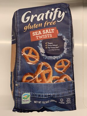 Sea Salt Gluten Free Pretzels Twists, Sea Salt