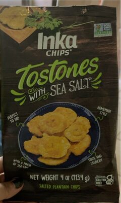 Tostones With Sea Salt Plantain Chips, Tostones With Sea Salt