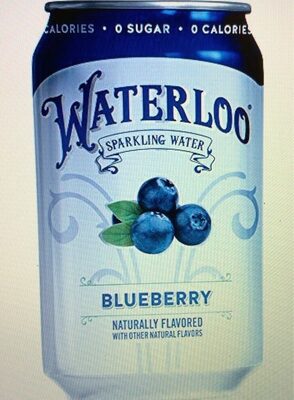 Blueberry Sparkling Water, Blueberry