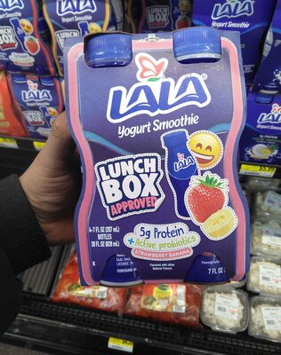 Strawberry Banana Yogurt Smoothie With Probiotics, Strawberry Banana