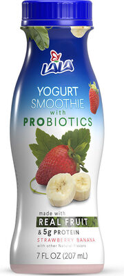 Strawberry Banana Flavored Yogurt Smoothie, Strawberry Banana