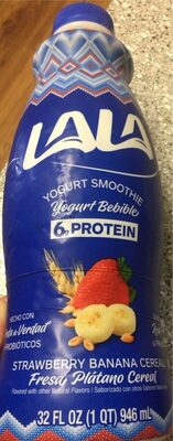 Strawberry Banana Cereal Flavored Yogurt Smoothie, Strawberry Banana Cereal
