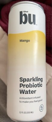 Mango Sparkling Probiotic Water, Mango