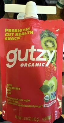 Organic Fruit & Veg Apple, Strawberry, Kiwi & Kale Gut Health Snack , Apple; Strawberry; Kiwi; Kale