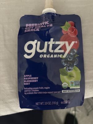 Apple, Raspberry, Blueberry & Beet Organic Fruit & Veg Gut Health Snack, Apple, Raspberry, Blueberry & Beet