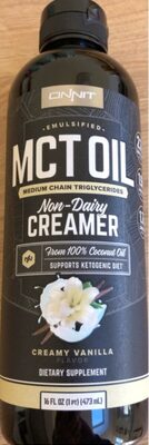 Creamy Vanilla Flavor Emulsified Mct Oil Non-Dairy Creamer, Creamy Vanilla
