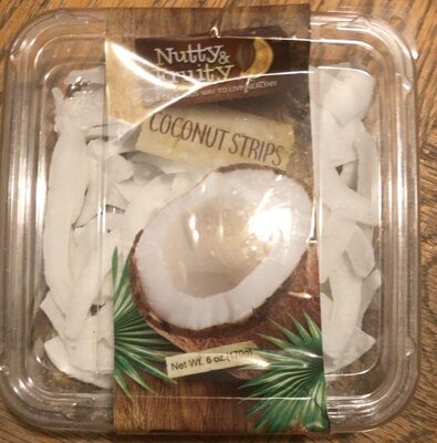 Nutty & Fruity Coconut Strips, 6 Oz
