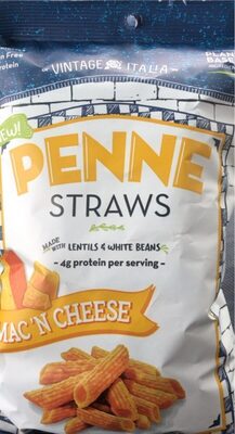 Mac'N Cheese Penne Straws, Mac'N Cheese