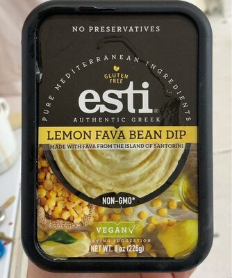 Lemon Fava Bean Dip, Lemon Fava Bean