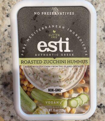 Authentic Greek Roasted Zucchini Hummus, Authentic Greek