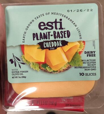 Plant-Based Cheddar Style Cheese Slices