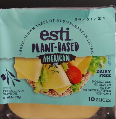 Plant-Based American Style Cheese Slices