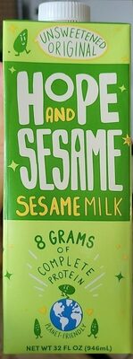 Unsweetened Original Sesamemilk, Unsweetened Original