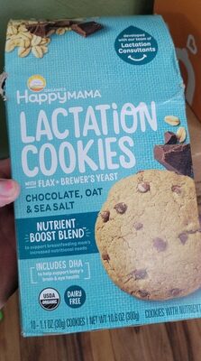Chocolate, Oat & Sea Salt Lactation Cookies, Chocolate, Oat & Sea Salt