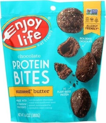 Sunseed Butter Chocolate Protein Bites, Sunseed Butter