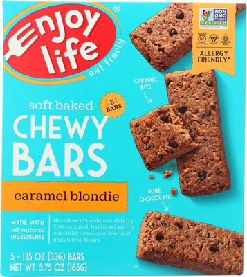 Caramel Blondie Chewy Bars, Caramel Blondie