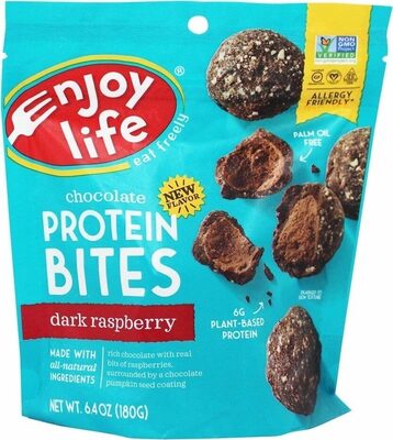 Dark Raspberry Chocolate Protein Bites, Dark Raspberry