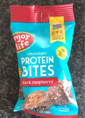 Dark Raspberry Chocolate Protein Bites, Dark Raspberry