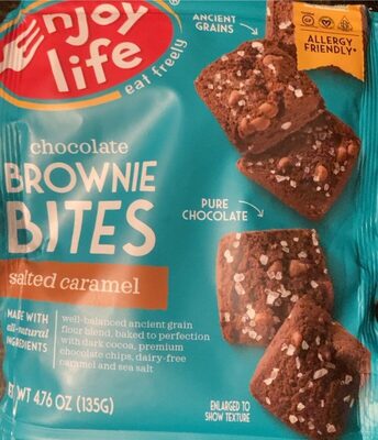 Salted Caramel Brownie Bites, Salted Caramel