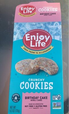 Birthday Cake Crunchy Cookies, Birthday Cake
