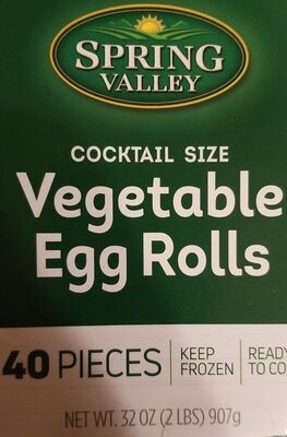 Cocktail Size Vegetable Egg Rolls