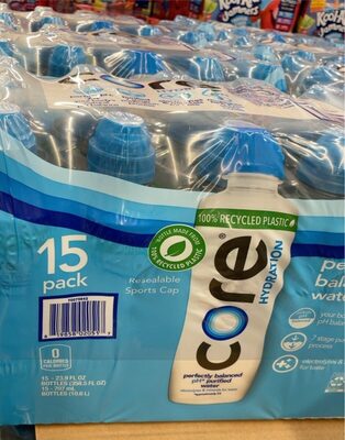 Core Hydration Purified Water, 23.9 Fl Oz,15 Count