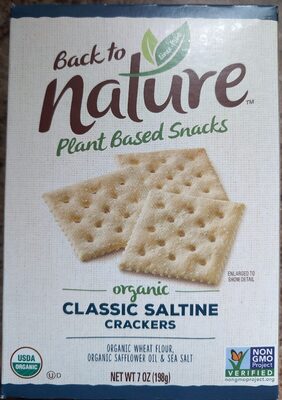 Classic Saltine Organic Crackers, Classic Saltine