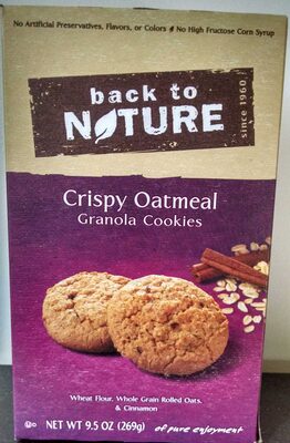 Crispy Oatmeal Granola Cookies, Crispy Oatmeal