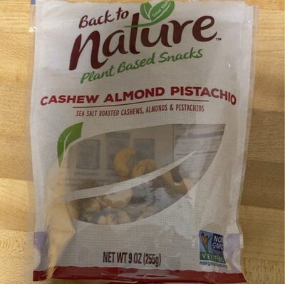 Cashew Almond Pistacho Plant Based Snacks