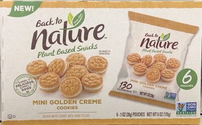 Golden Creme Mini Cookies, Golden Creme