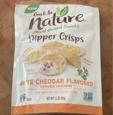 White Cheddar Dipper Crisps Dippable Crackers, White Cheddar