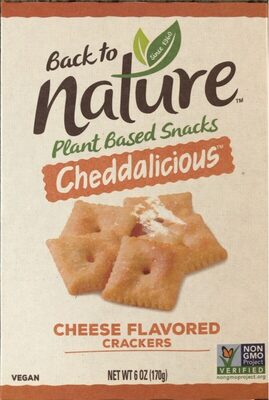 Cheese Flavored Cheddalicious Crackers, Cheese