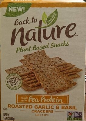 Roasted Garlic & Basil Crackers, Roasted Garlic & Basil