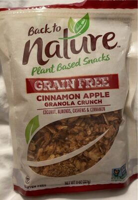 Cinnamon Apple Grain Free Granola Crunch, Cinnamon Apple