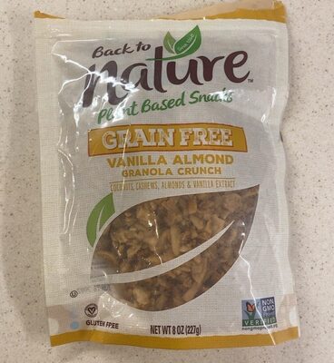 Vanilla Almond Grain Free Granola Crunch, Vanilla Almond