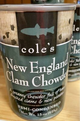 New England Semi-Condensed Clam Chowder, New England
