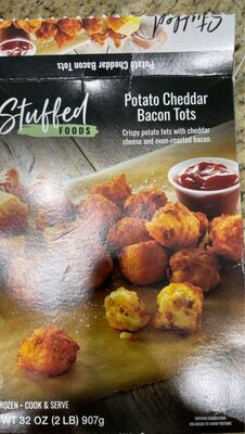 Potato Cheddar Bacon Tots, Potato Cheddar