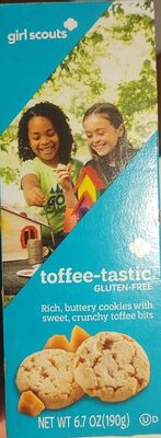 Toffee-Tastic Gluten-Free Rich, Buttery Cookies With Sweet, Crunchy Toffee Bits., Toffee-Tastic