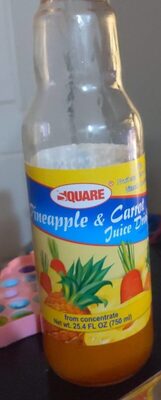Pineapple & Carrot Juice Drink, Apple; Pineapple; Carrot