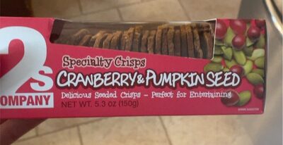 Cranberry & Pumpkin Seed Specialty Crisps, Cranberry